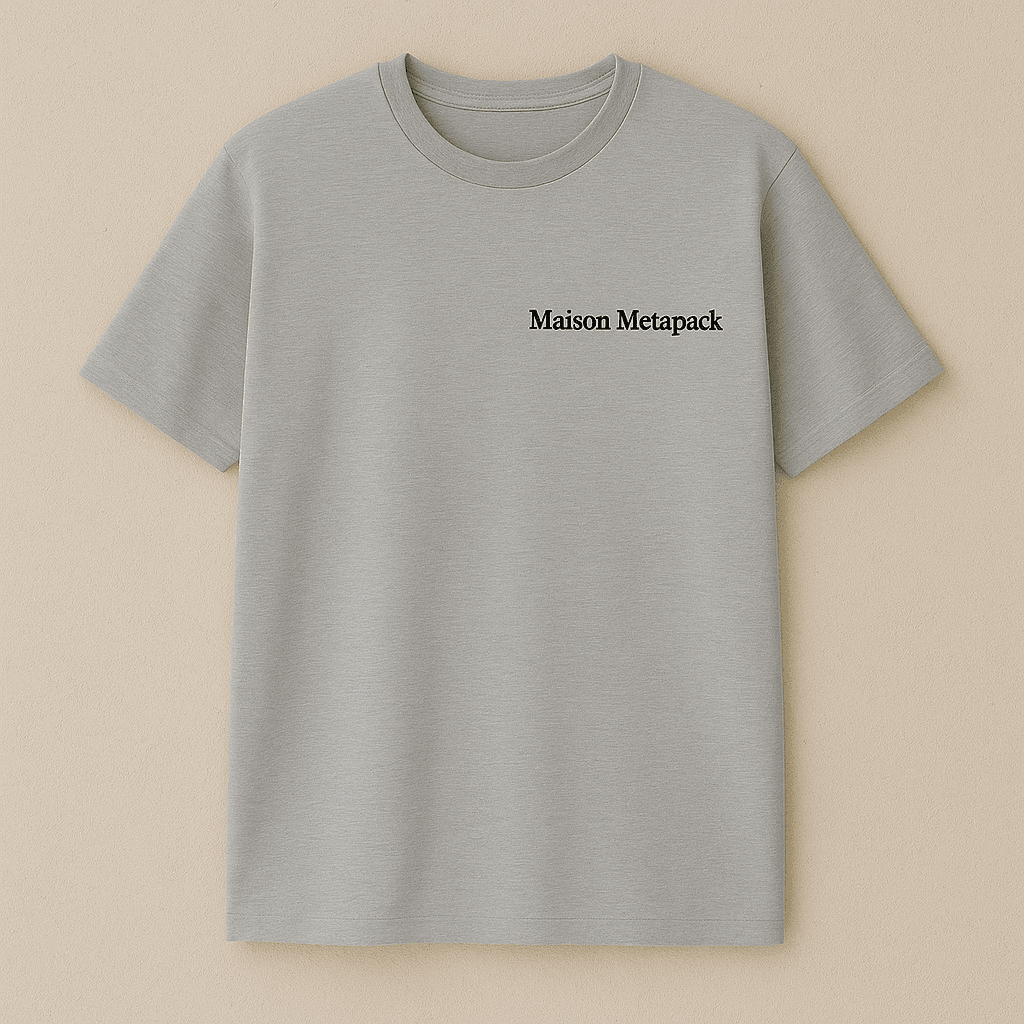 Back of the black tee